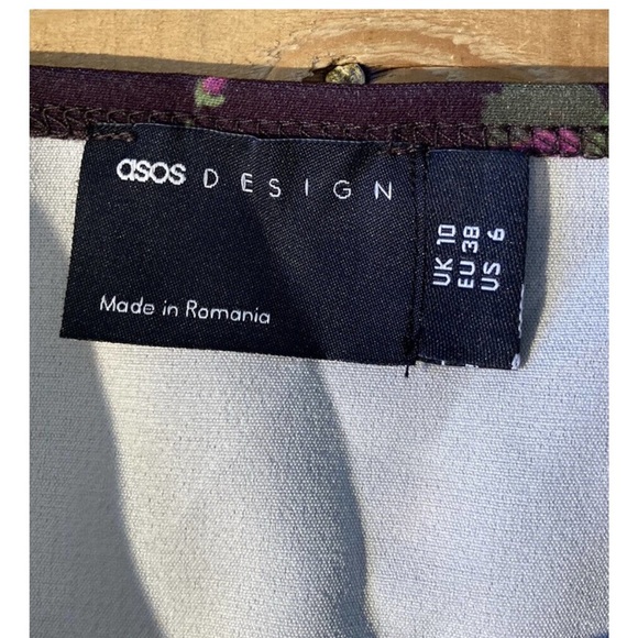 Long sleeve puff shoulder mini dress - Picture 7 of 8